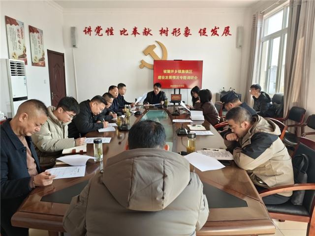 兴化市合陈镇人大组织召开被撤并乡镇集镇区建设发展情况专题调研会