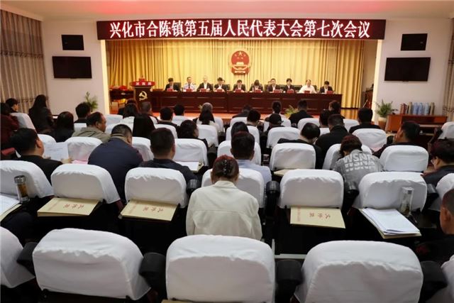 使命在肩筑伟业 实干担当谋新篇——兴化市合陈镇第五届人民代表大会第七次会议胜利召开
