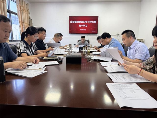 结合实际	扎实工作——兴化市新垛镇召开6月份党委理论学习中心组集中学习会议