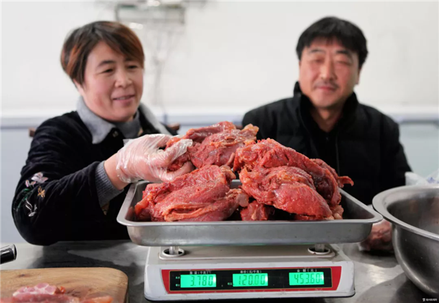 安徽【涡阳美食】义门熏牛肉