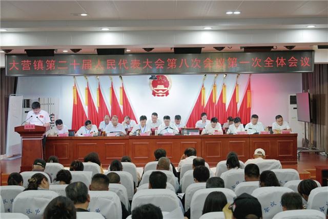 大营镇举行第二十届人民代表大会第八次会议