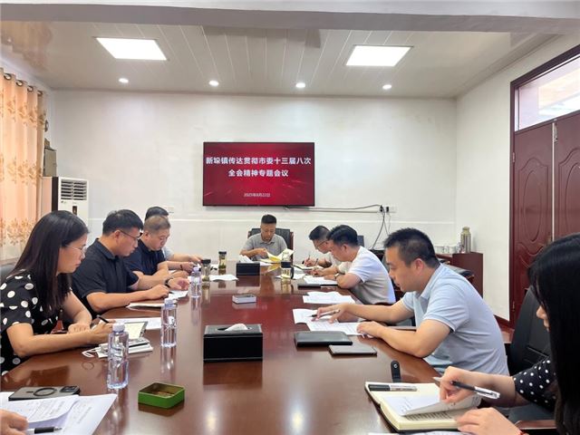 新垛镇深入学习贯彻市委十三届八次全会精神