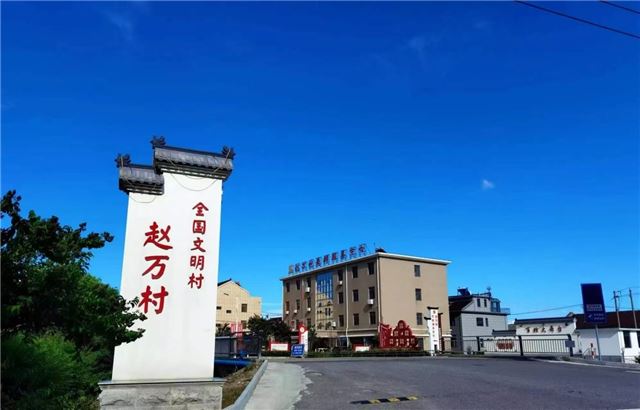 兴化市戴南镇赵万村：“党建红”引领“生态